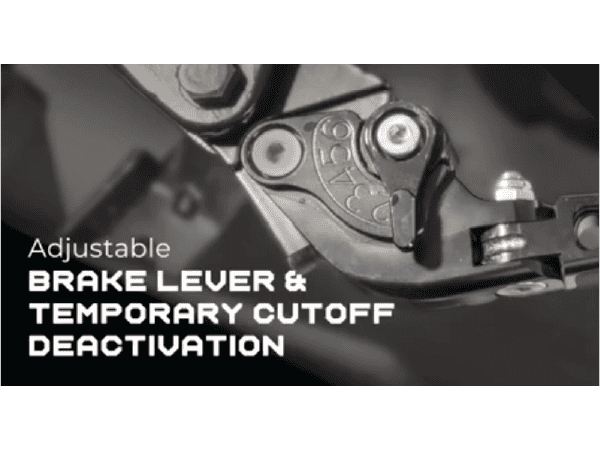 Adjustable Brake Lever & Temporary Cutoff Deactivation